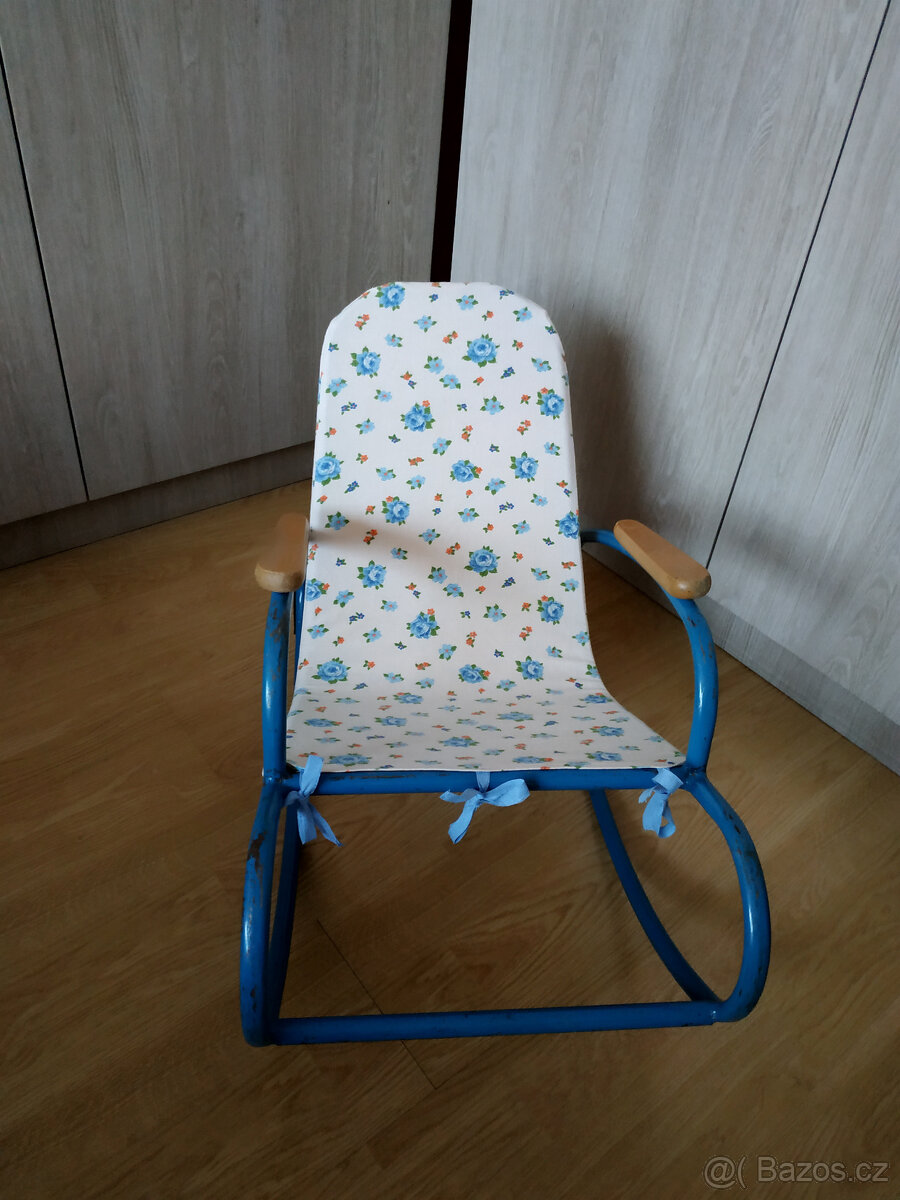 Retro dětské houpací křeslo - 3