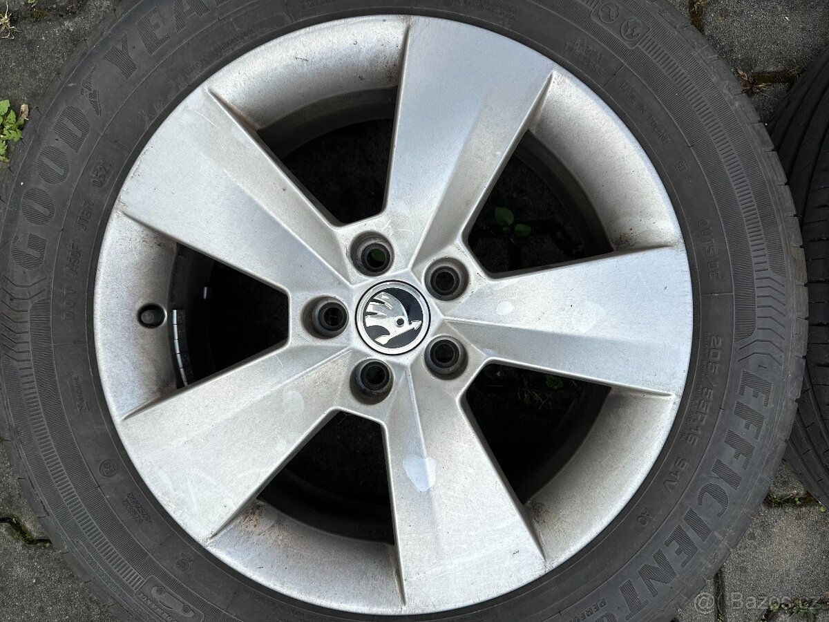 ŠKODA ORIGINÁL ALU - 205/55 R16 - 3