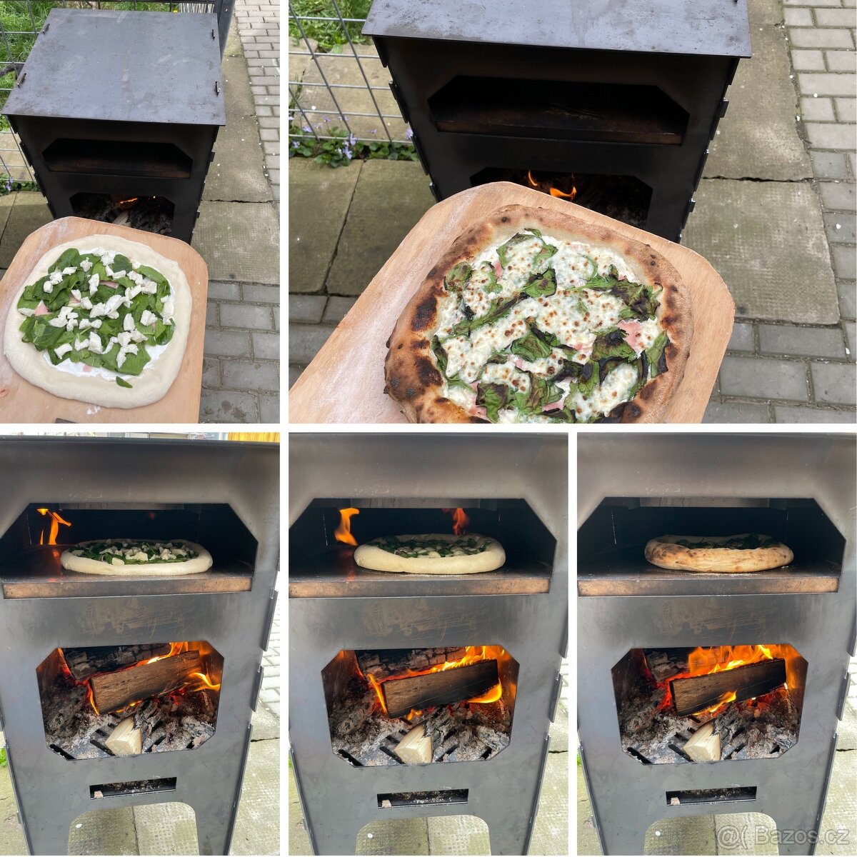 Skládací pizza pec na dřevo - 3