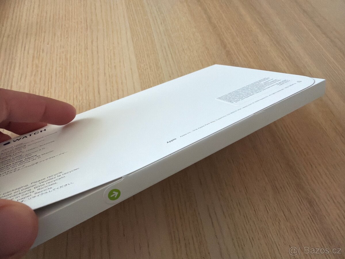 Apple Watch světle modrý Alpský tah vel. M přírodní titan - 3