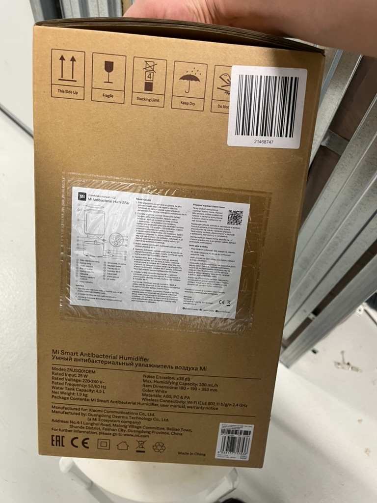 Zvlhčovač vzdu Xiaomi Mi Smart Antibacterial Humidifier - 3