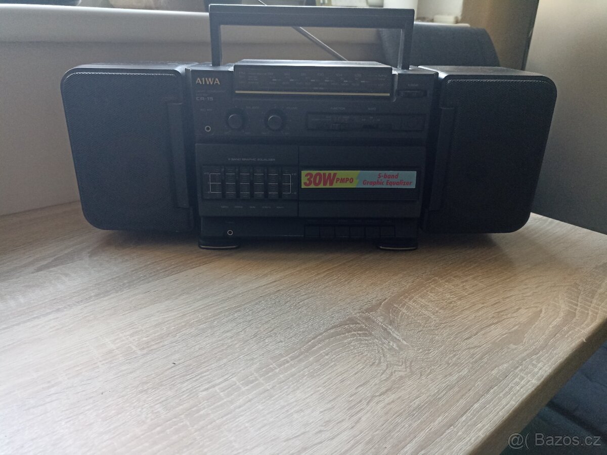 AIWA CA-15Z – přenosný stereo systém / boombox (funkční) - 3