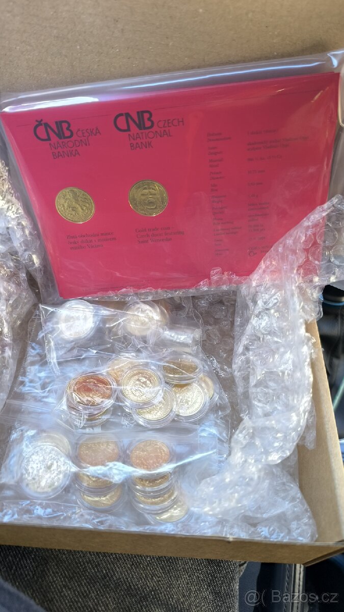 prodám ČNB Svatováclavský obchodní dukát zlatý, emise 2024 - 3