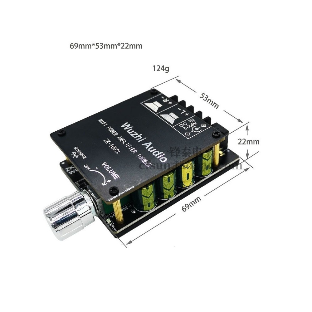 HIFI zesilovač Wuzhi ZK-1002L 2x100W - 3