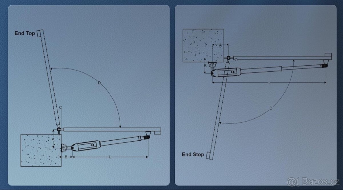 Automatické otevírání brány. Pohon křídlové brány Max.1000kg - 3