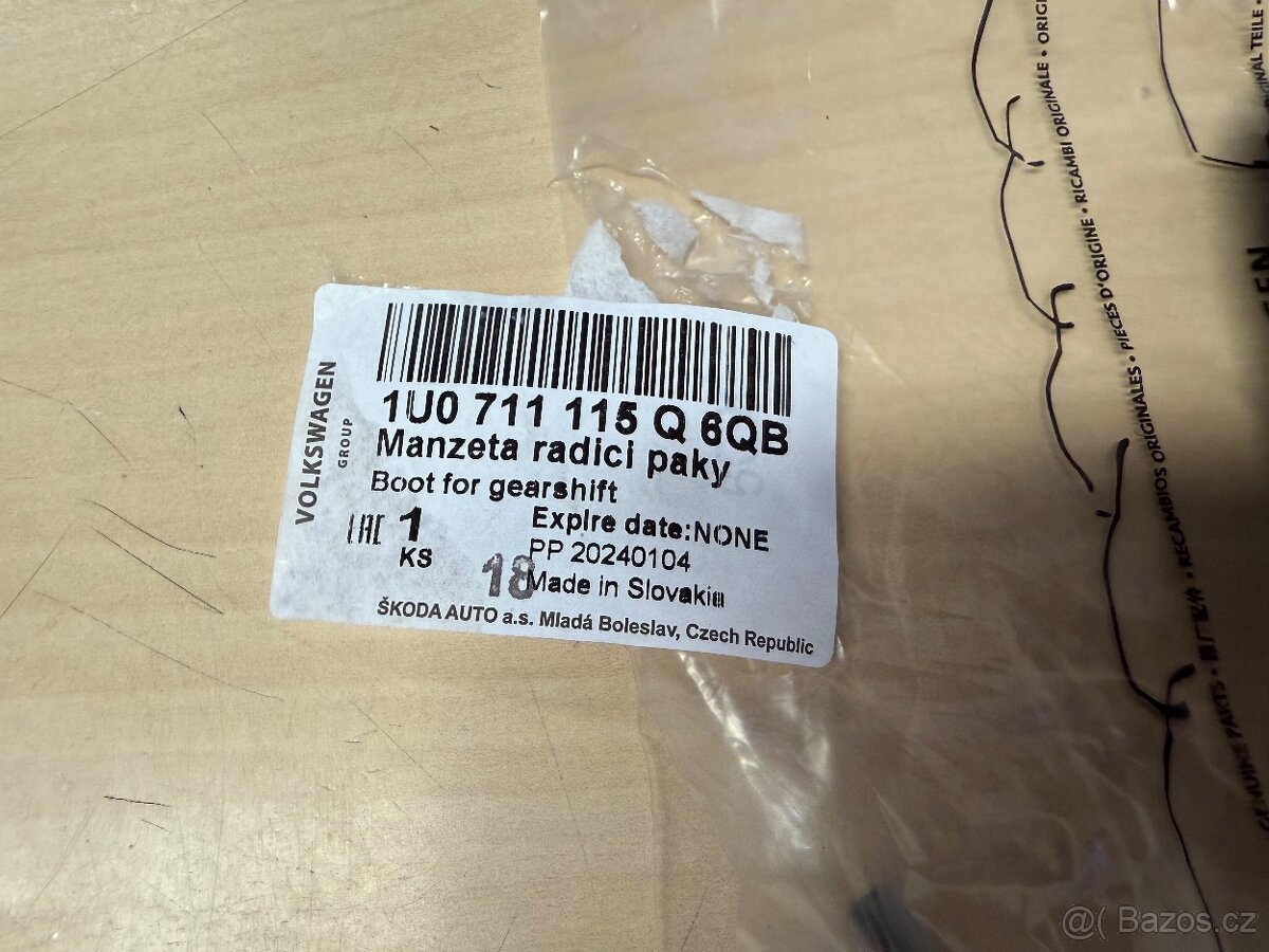 Manžeta řadící páky Škoda Octavia - 3