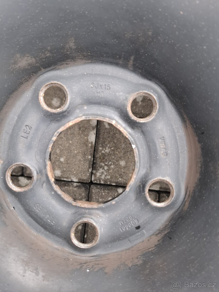 Prodám plechové disky 5x100 R15 - 3