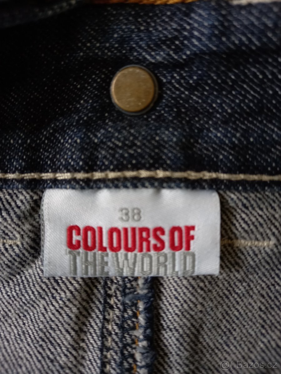 Džínová minisukně s laclem - 3