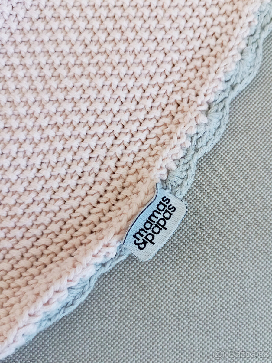 Mamas & Papas pletená deka králíčci - 3
