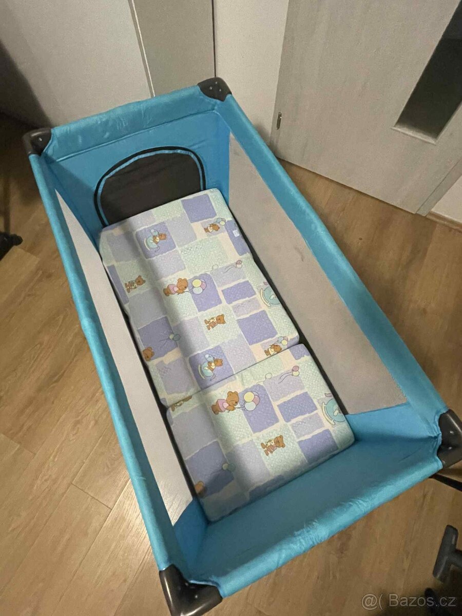 Cestovní postýlka s matrací - 3