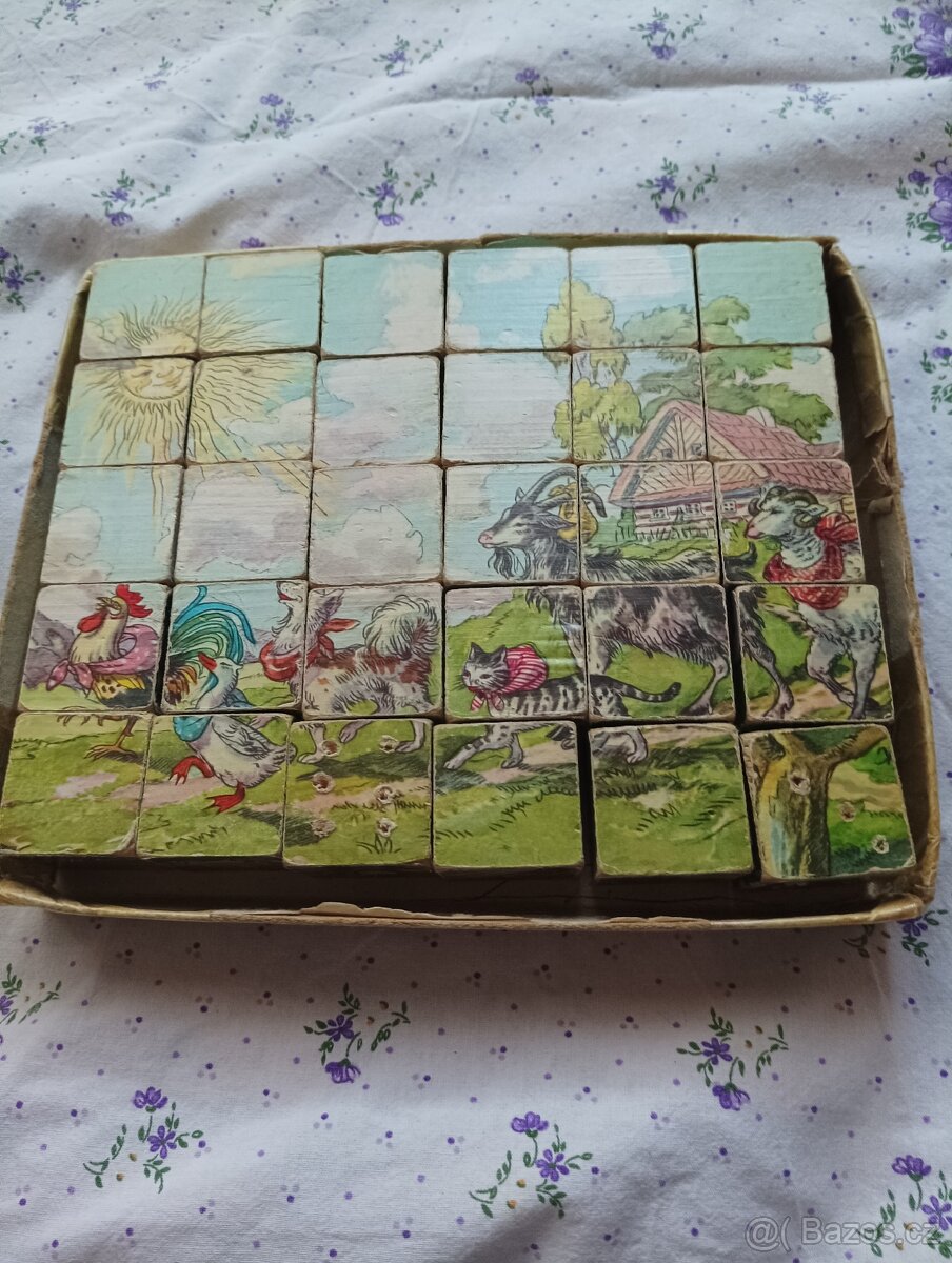 Retro hračky - kostky - 3