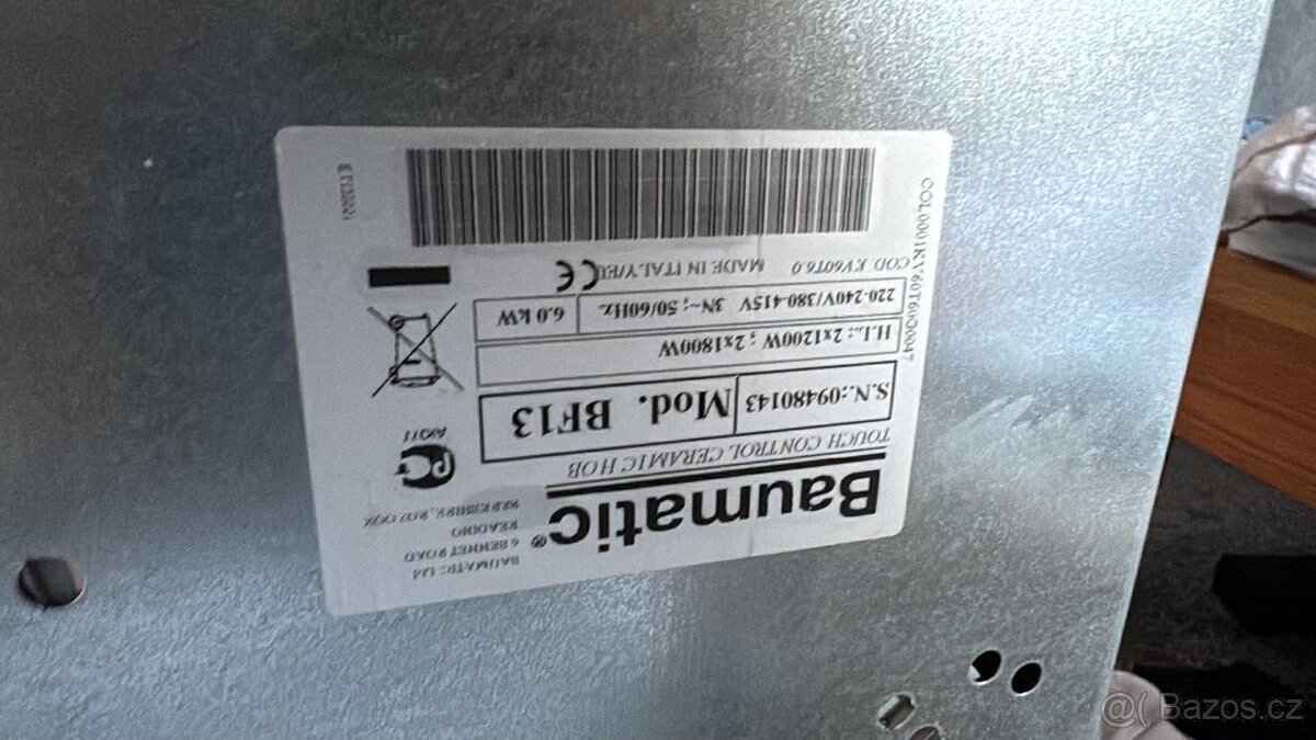 Sklokeramická deska Baumatic - 3