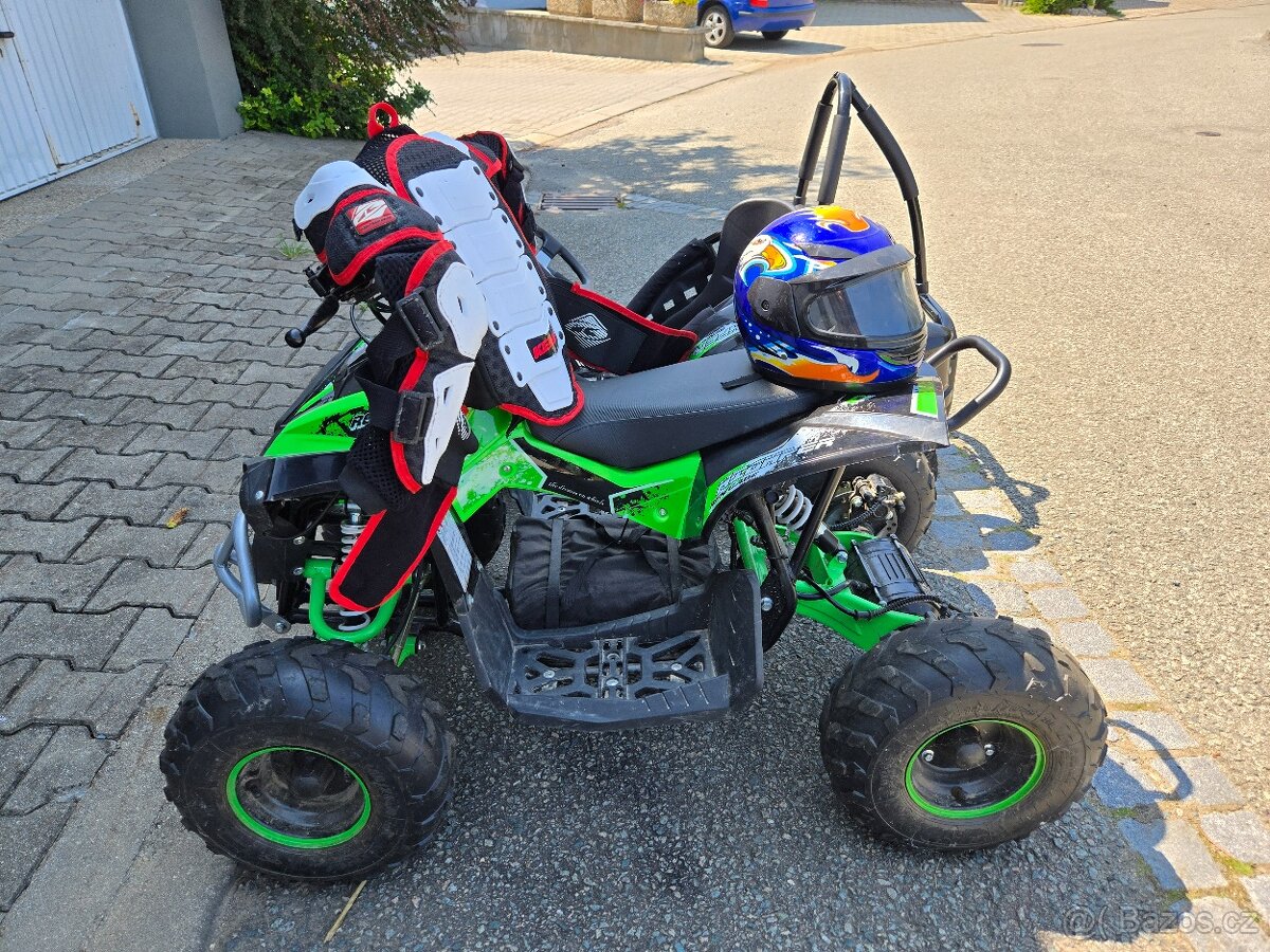 Dětská elektrická čtyřkolka 1200 W Ultimate Renegade zelená