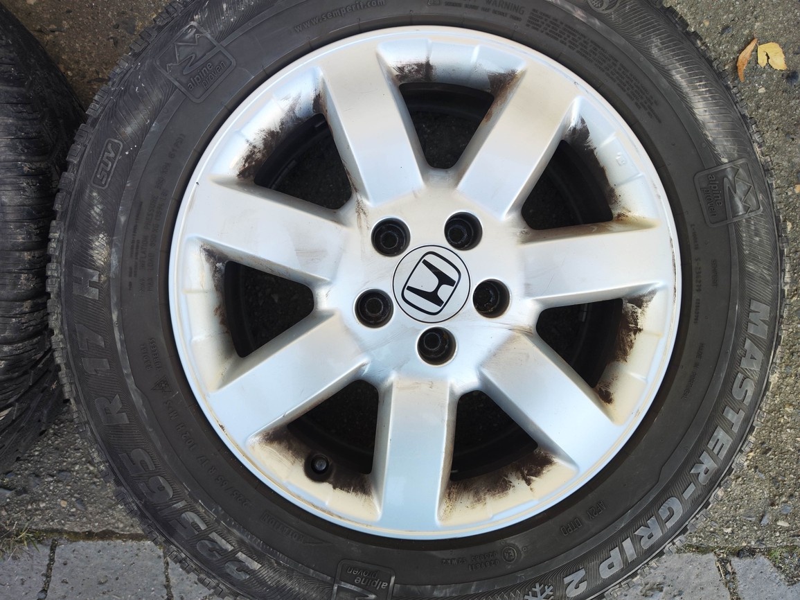 17"alu sada 5x114 origo Honda CRV mk4 mk3 225/65 - 3