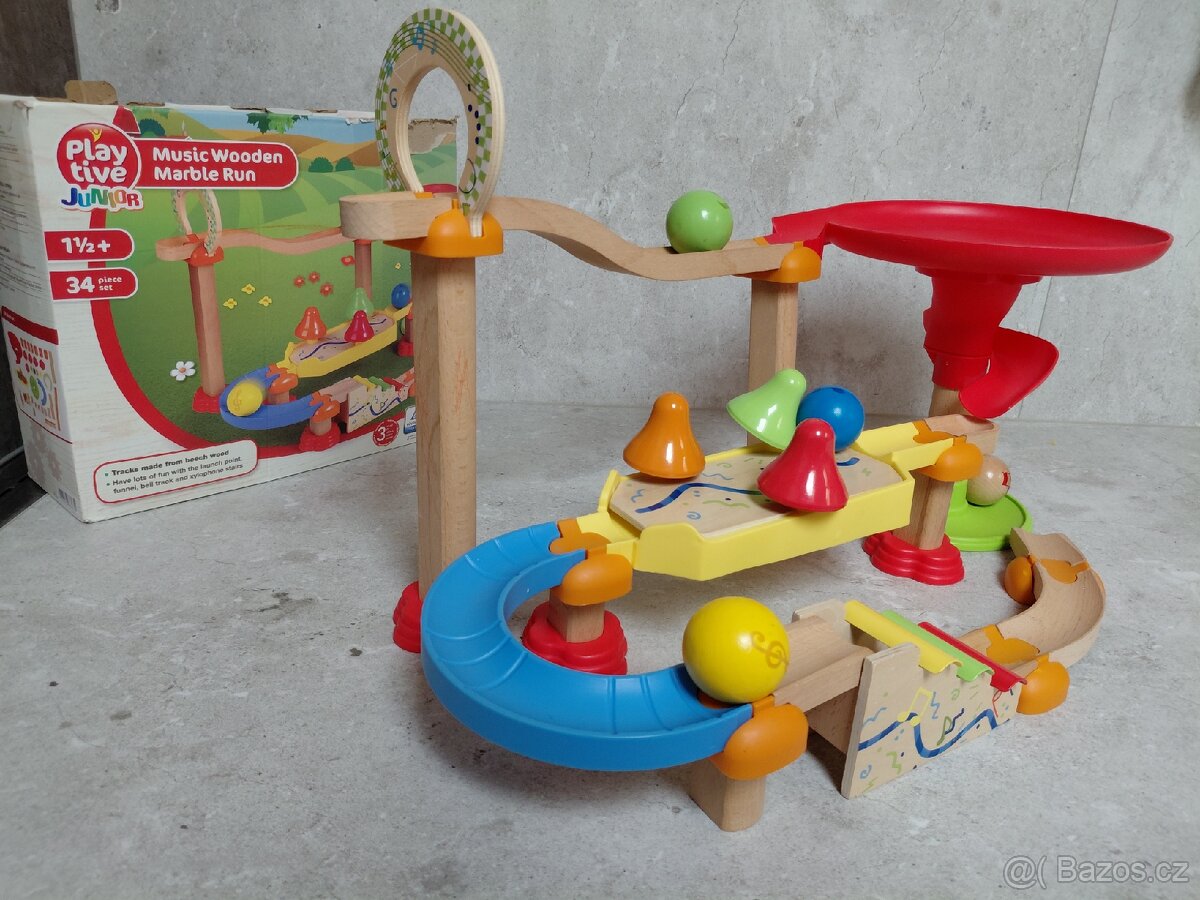 Kuličková dráha dřevěná - 3