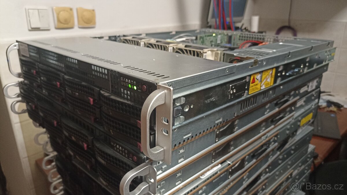 2U Supermicro 8LFF, 2PSU, X11SSL-F, E3-1230v5, 8GB RAM - 3