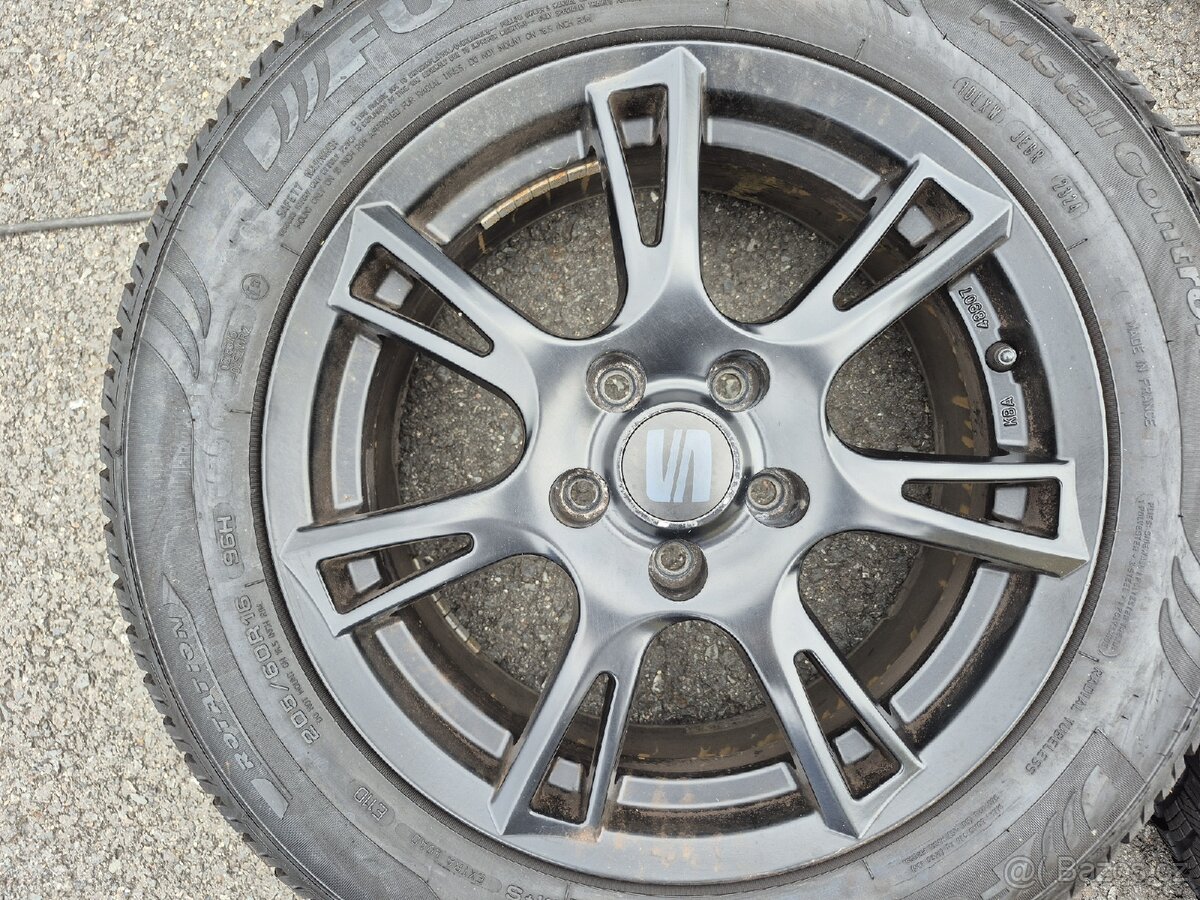 Sada elektrony a zimní pneu 205/60 R16 - 3