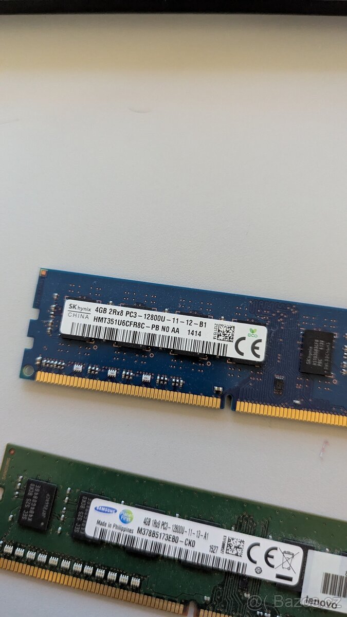 Paměť RAM DDR3 4GB 2x4GB SK hynix nebo Samsung - 3
