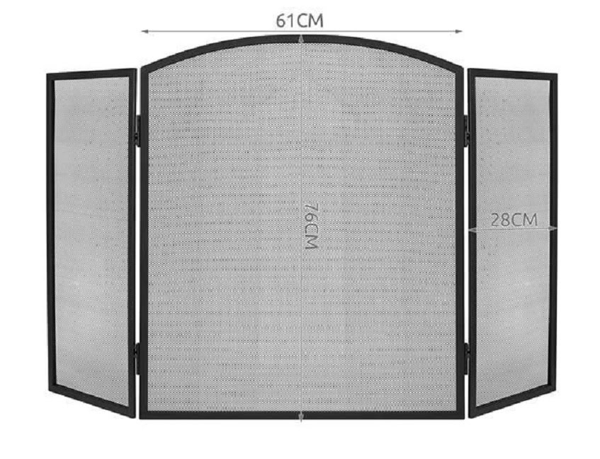 Paravan ke krbu, kamnům nebo kotli. VELKÝ - 3
