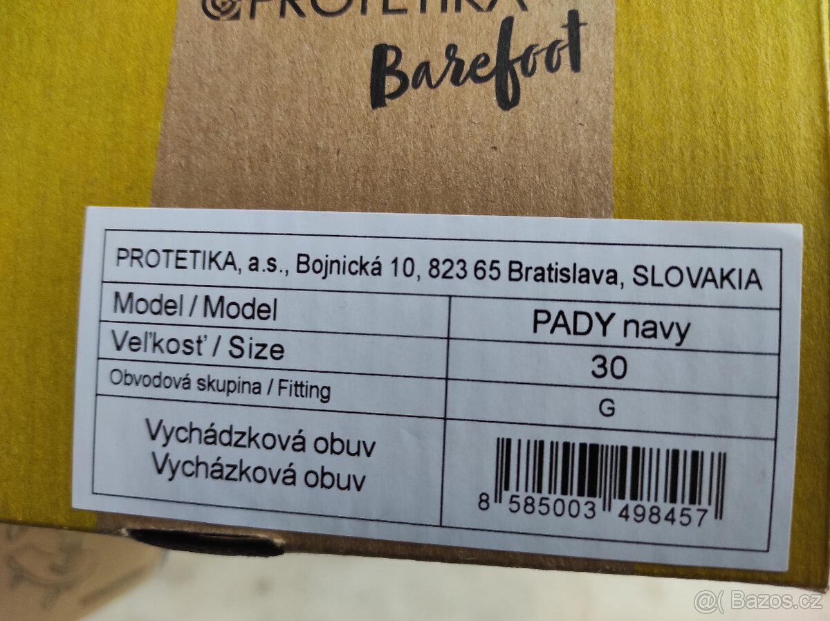 Barefoot sandály PROTETIKA PADY Navy vel. 30 TOP STAV - 3