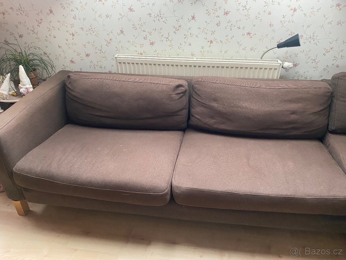 Rohová sedačka pohovka Karlstad Ikea - 3
