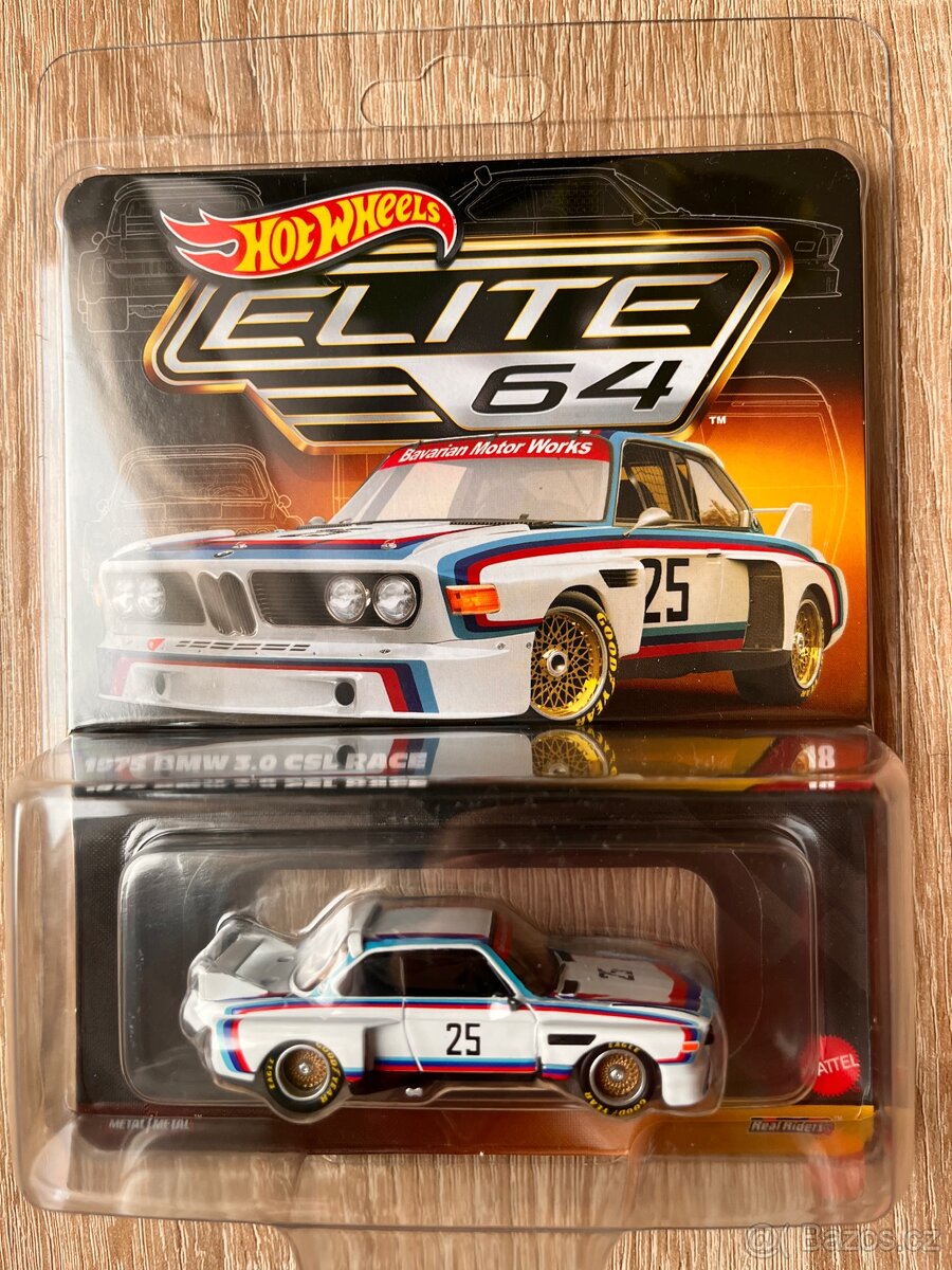 Hotwheels elite bmw 3,0 CSL - 3