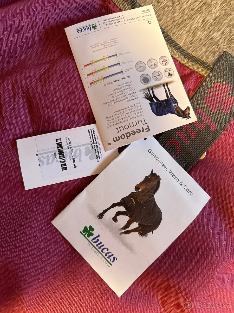 Deka termo výběhová Bucas Freedom 150g 125 cm - 3