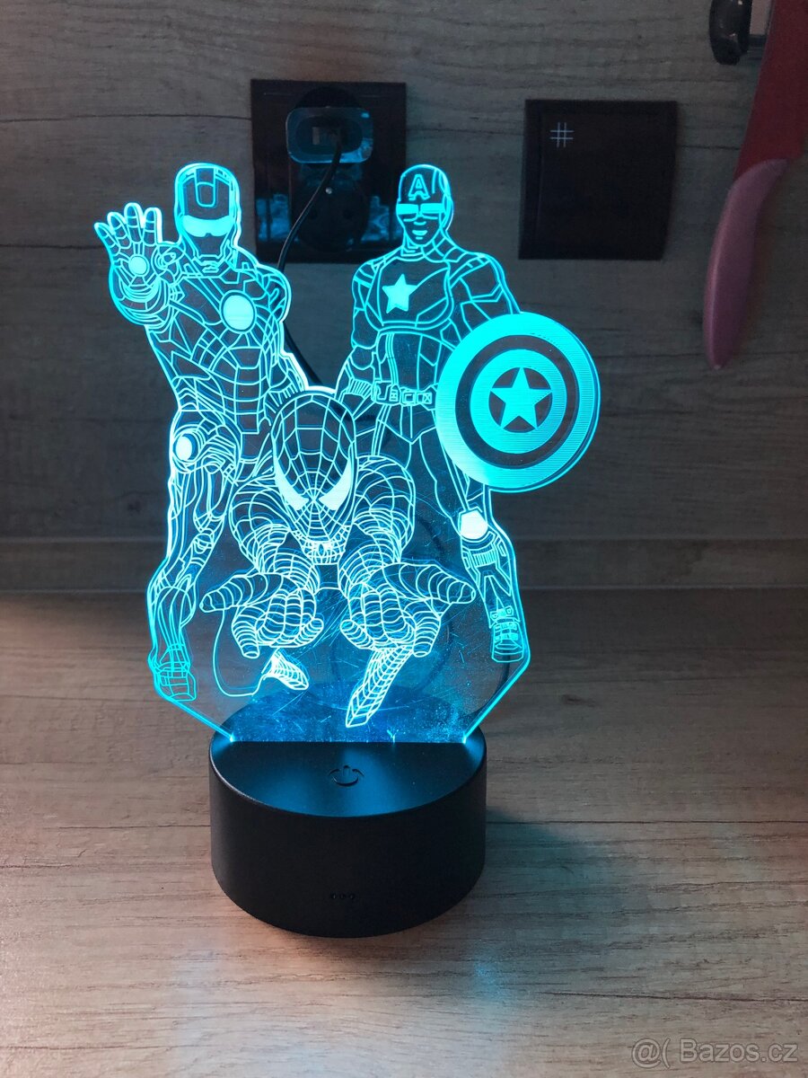 Noční světlo do dětského pokoje Marvel - 3
