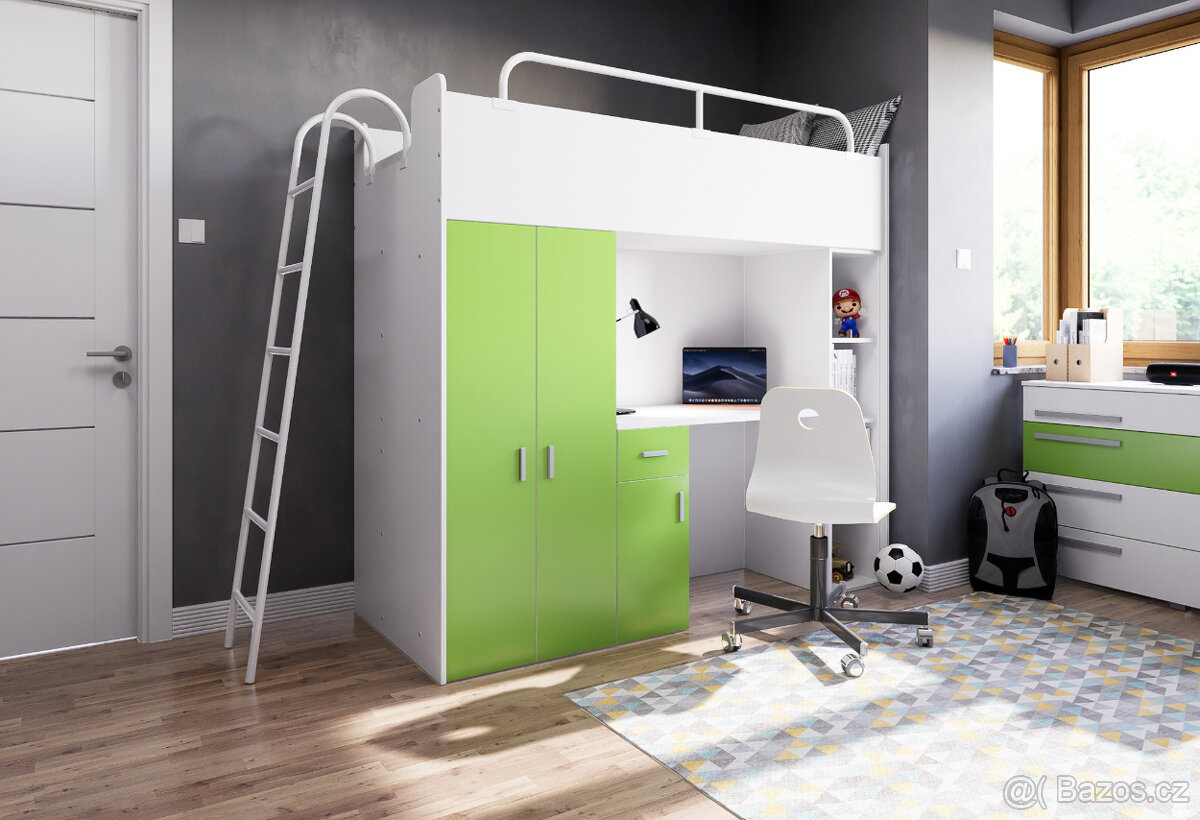 Multifunkční Patrová postel Luna 190 x 80 - 3