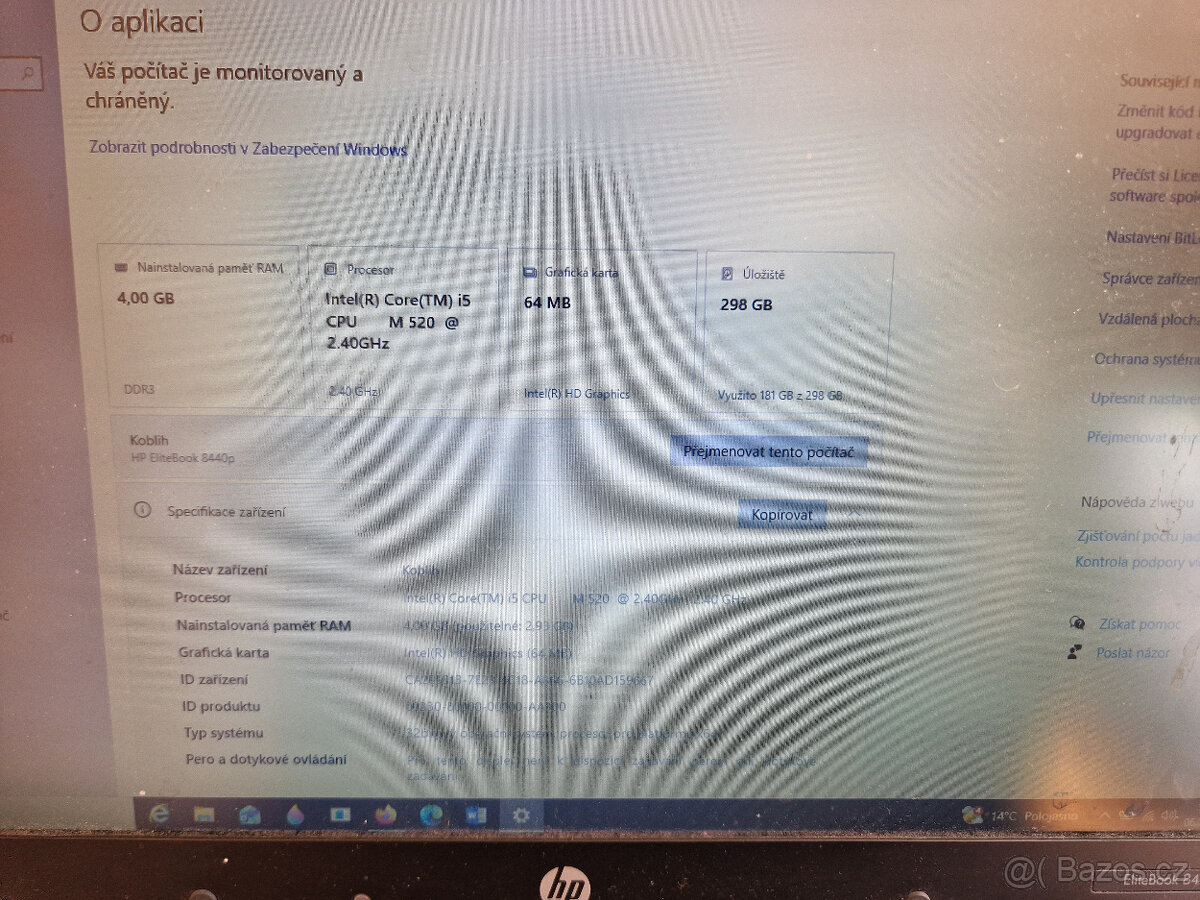 Notebook HP ELITEBOOK 8440p - 3