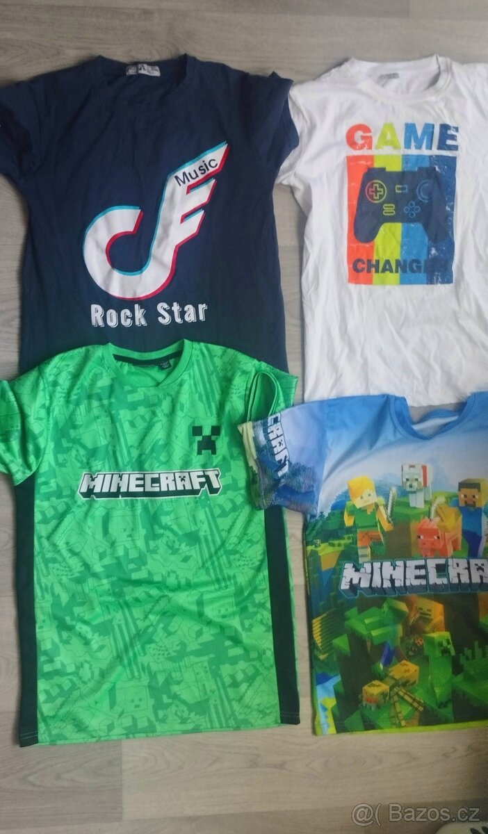 Trička Minecraft aj, vel. 158, 164, 170 - 3