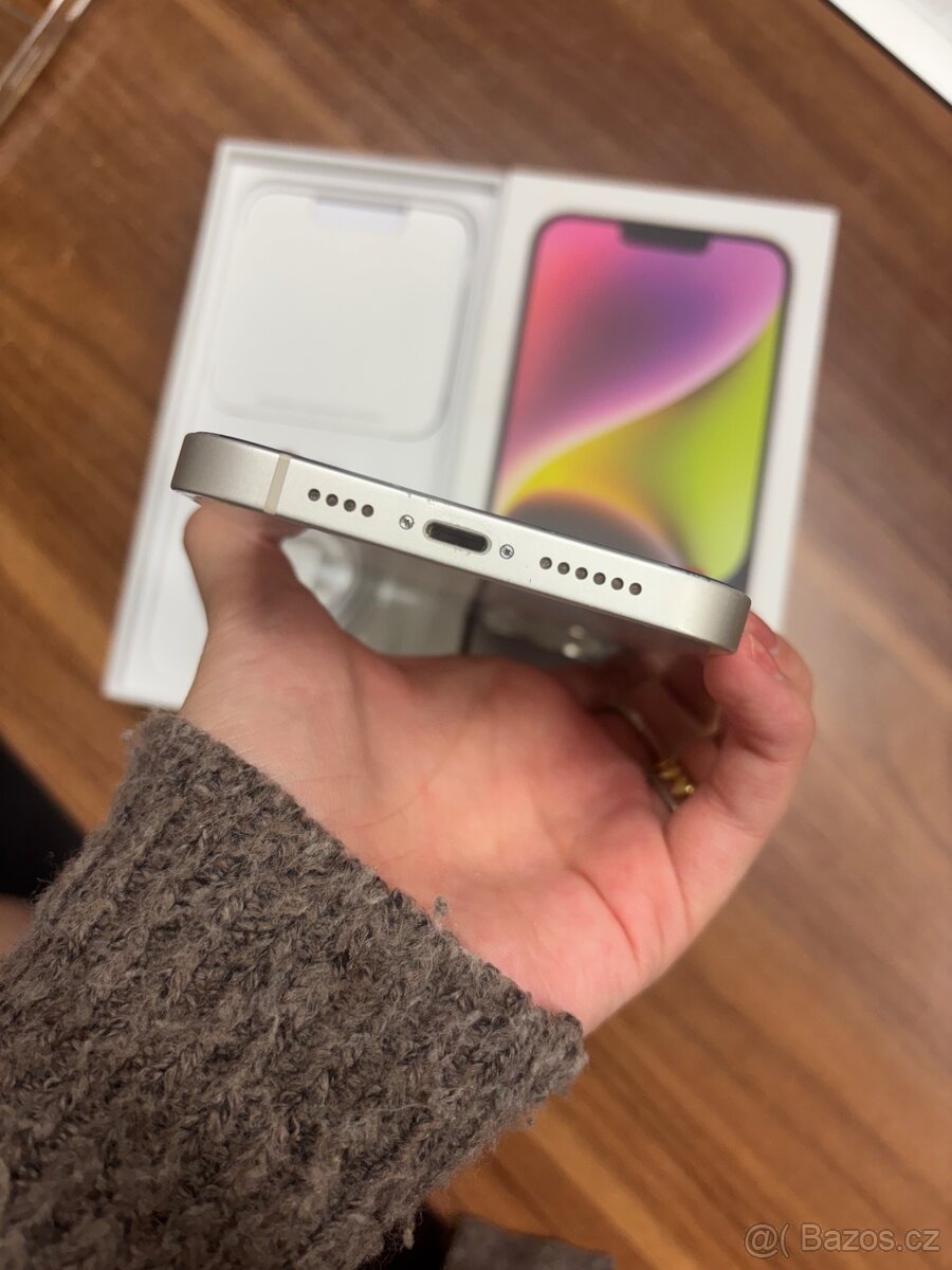 IPhone 14 Plus, white, 128gb, baterie 100% - 3