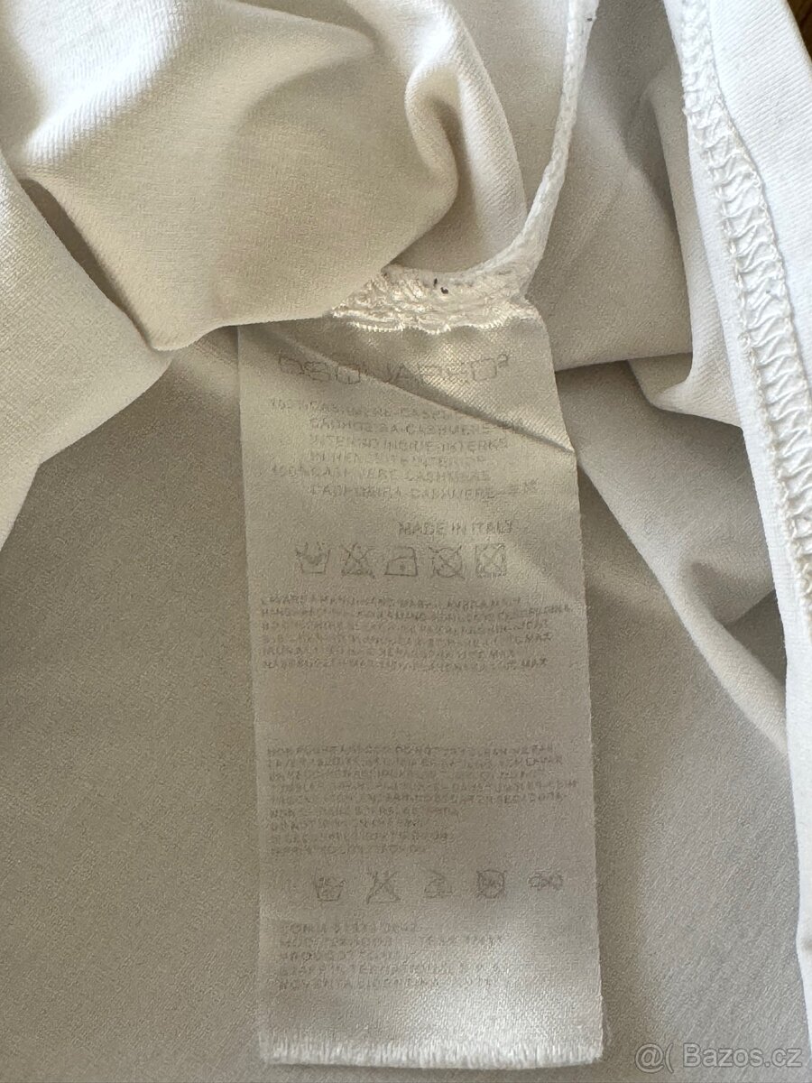 Triko Dsquared 2 bílé s logem ICON - 3