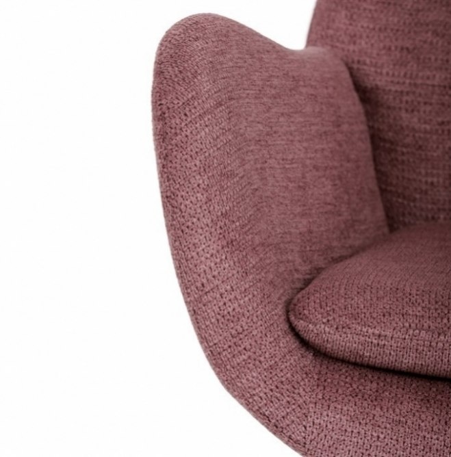 Houpací křeslo AK-376 PINK2 v krásné růžové - 3