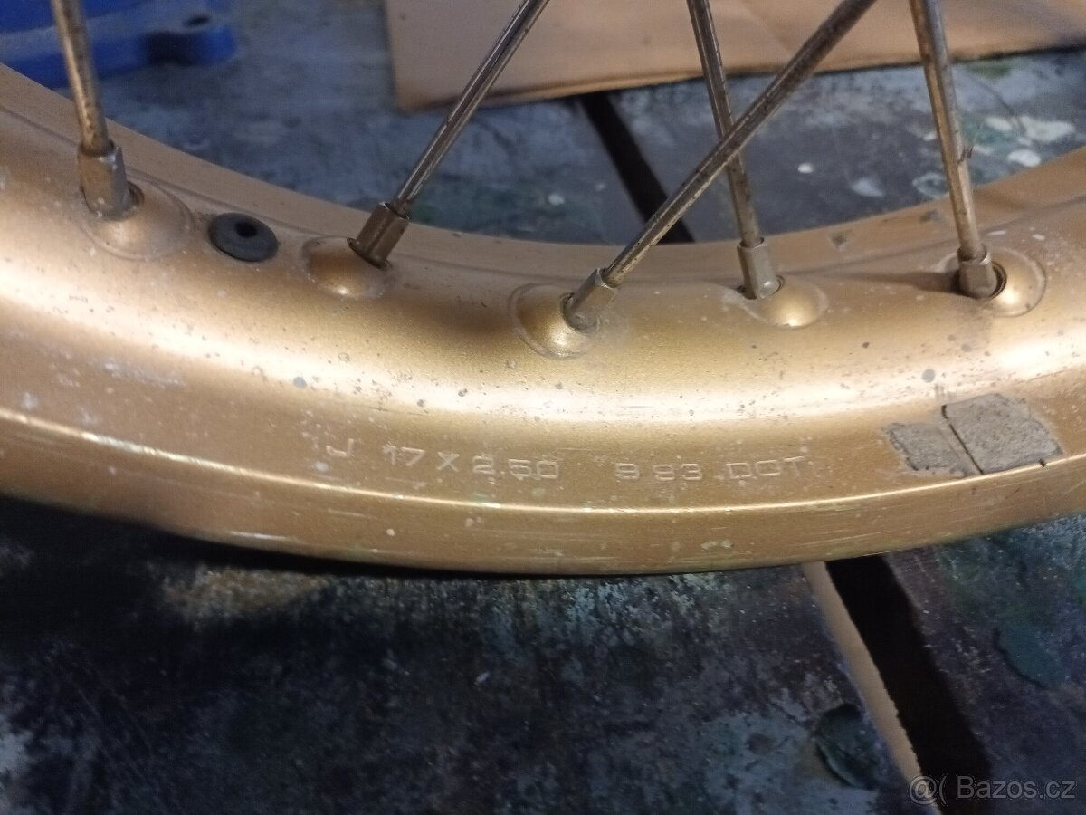 Prodám zadní kolo na HONDA DOMINÁTOR + další díly - 3