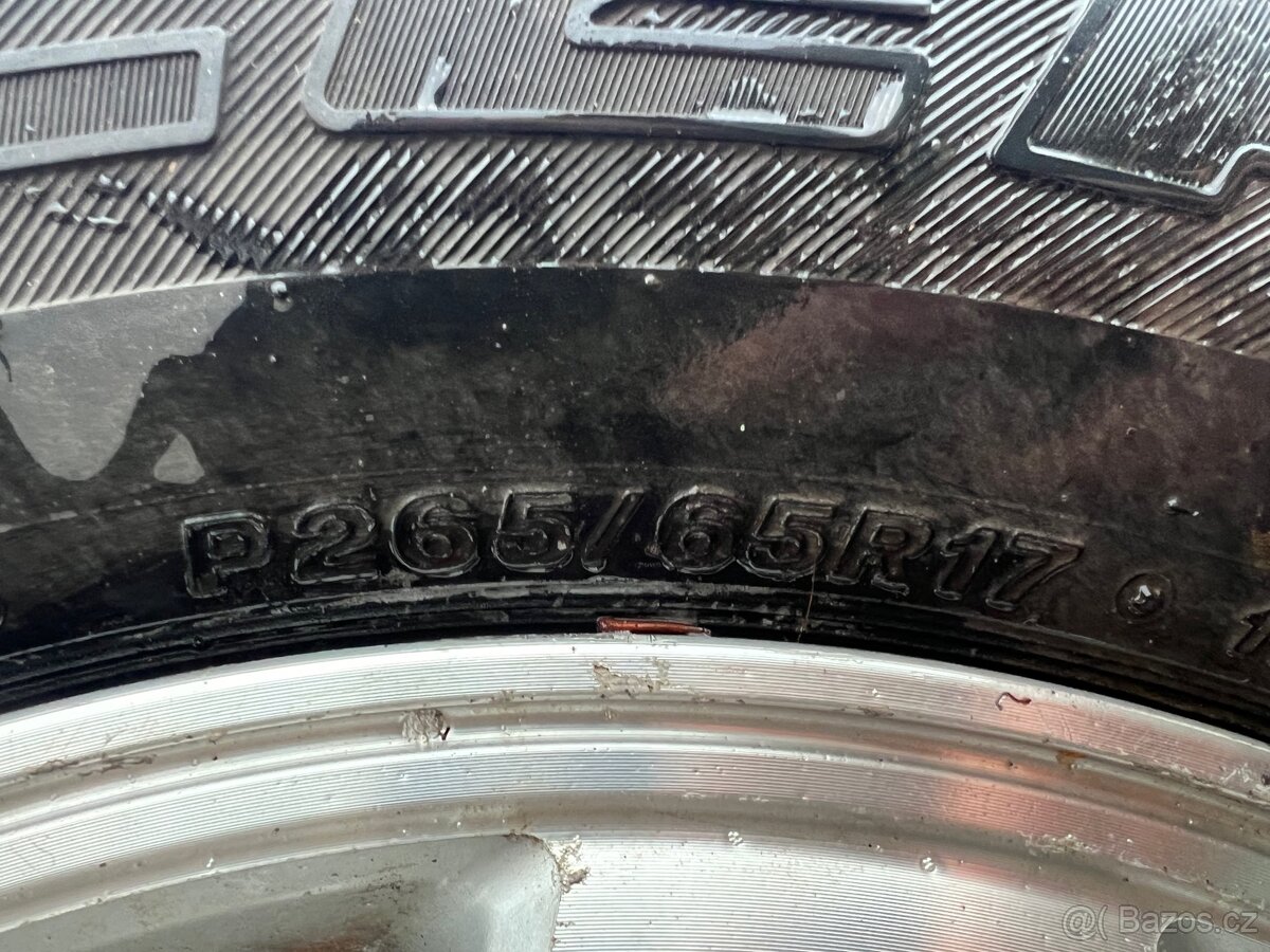 Alu kola TOYOTA 265/65r17” - 3
