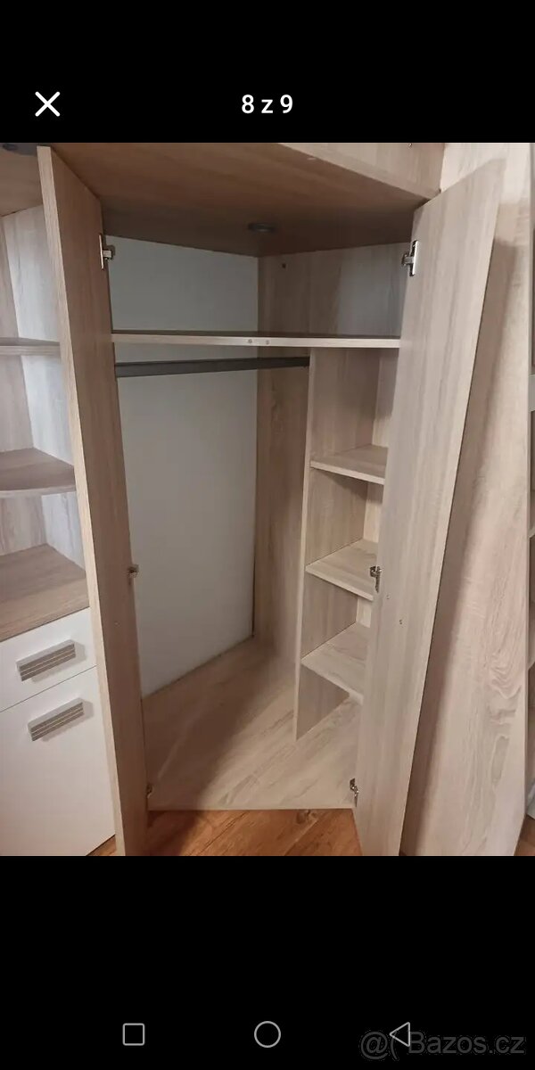 Patrová postel s úložným prostorem a stolkem - 3