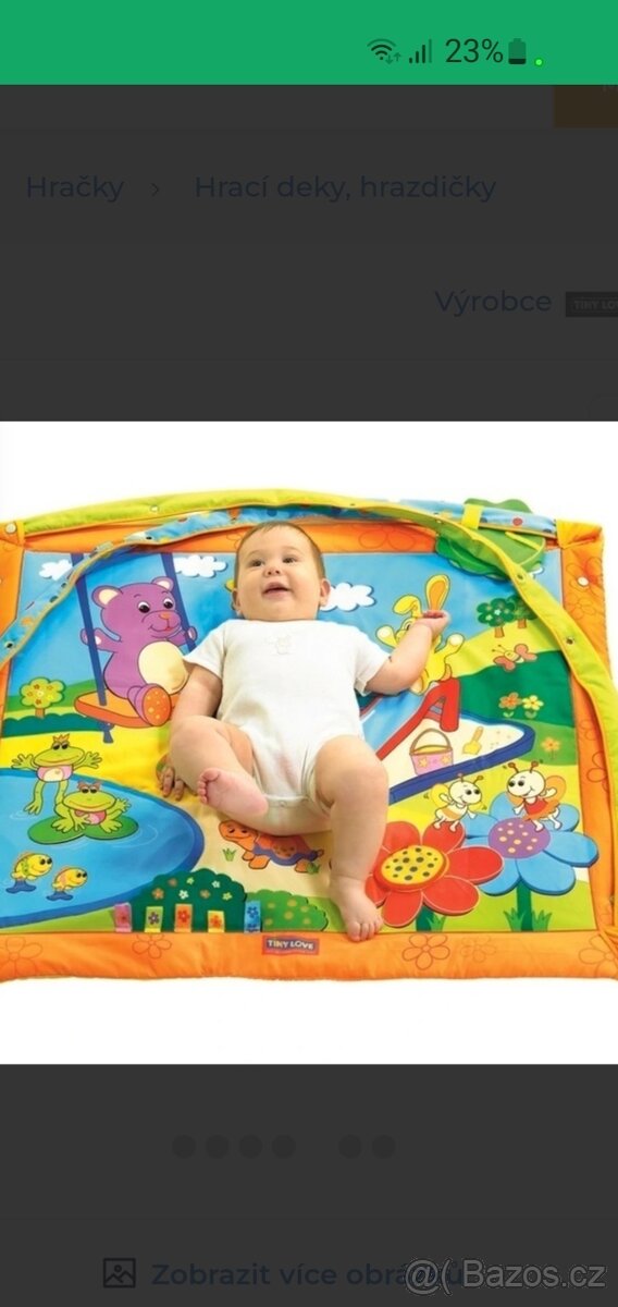 Tiny Love Hrací deka s hrazdou Slunečný den - 3