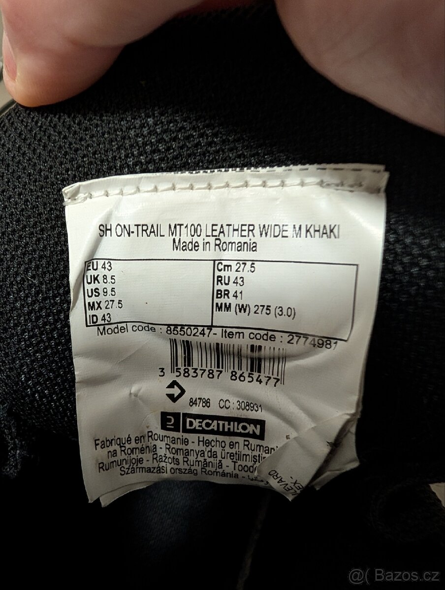 Pohorky Forclaz vel. 43 - 3