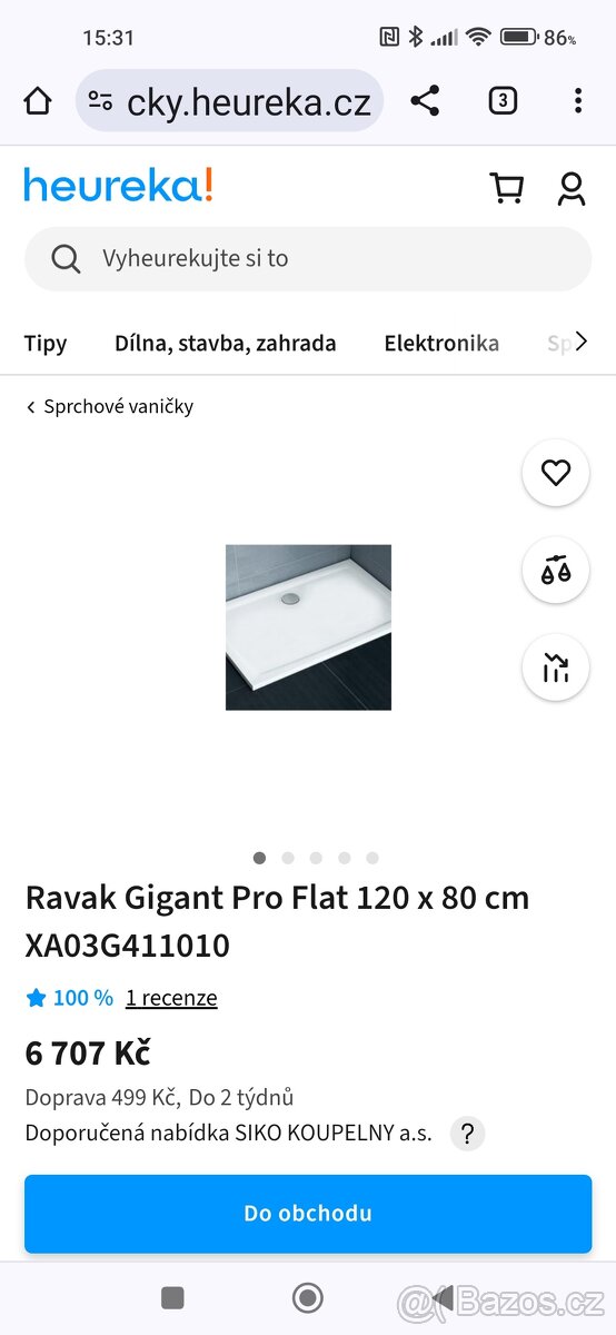 Nový sprchový kout 80x120 - 3