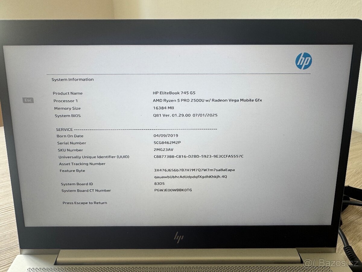 HP EliteBook 745 G5 - 3
