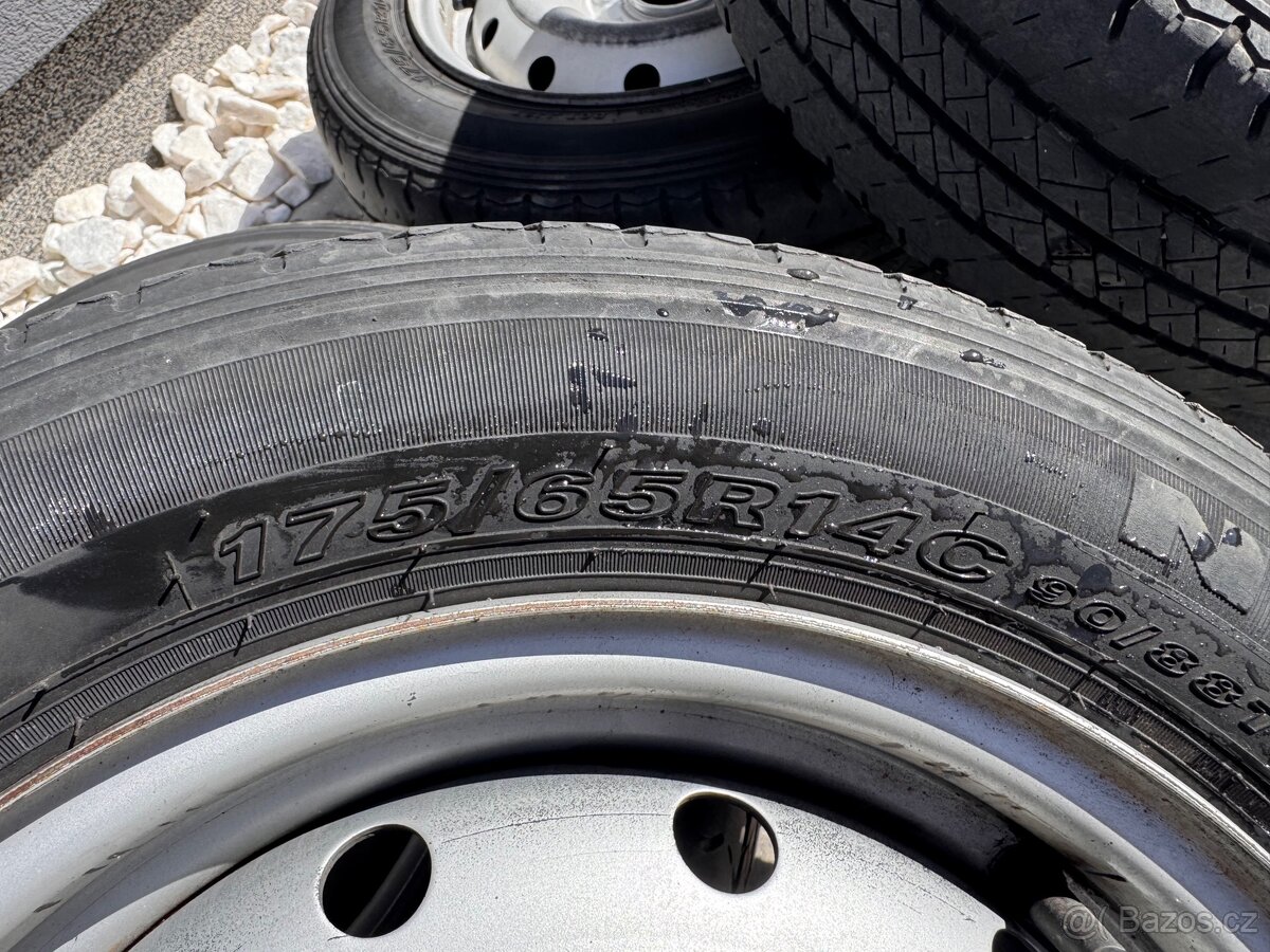 175/65R14C letní sada kol 4x108 - 3