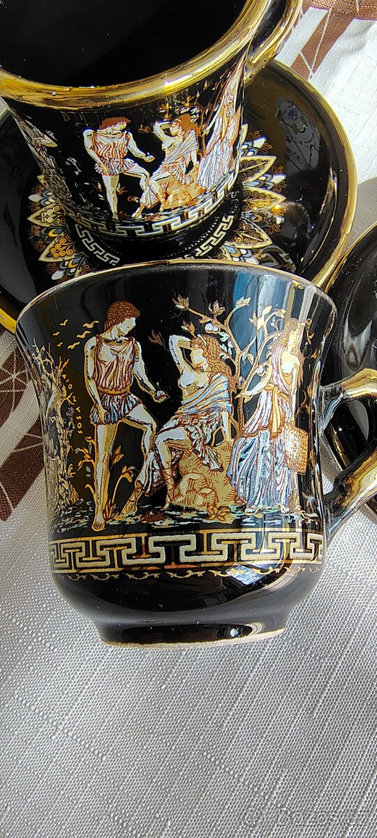 Řecký porcelán souprava - 3