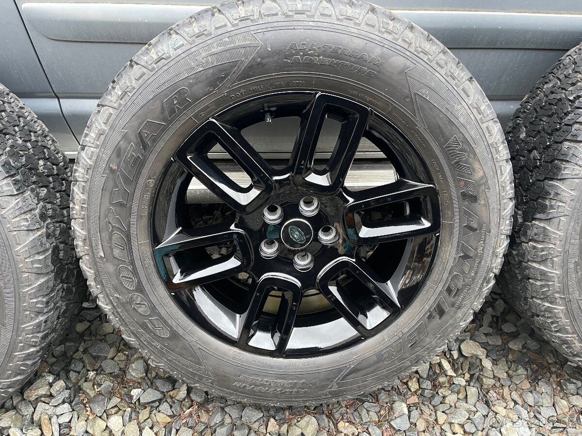 Defender Land Rover Alu kola 19” černá, Good year Wrangler