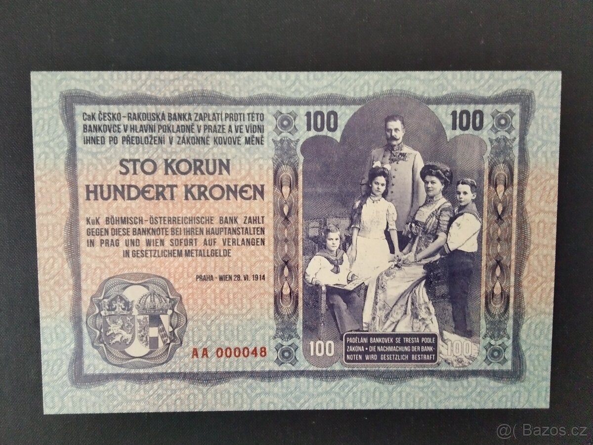 1000 Kč PŘITISK vzácná první série R 01, více bankovek víz o - 3