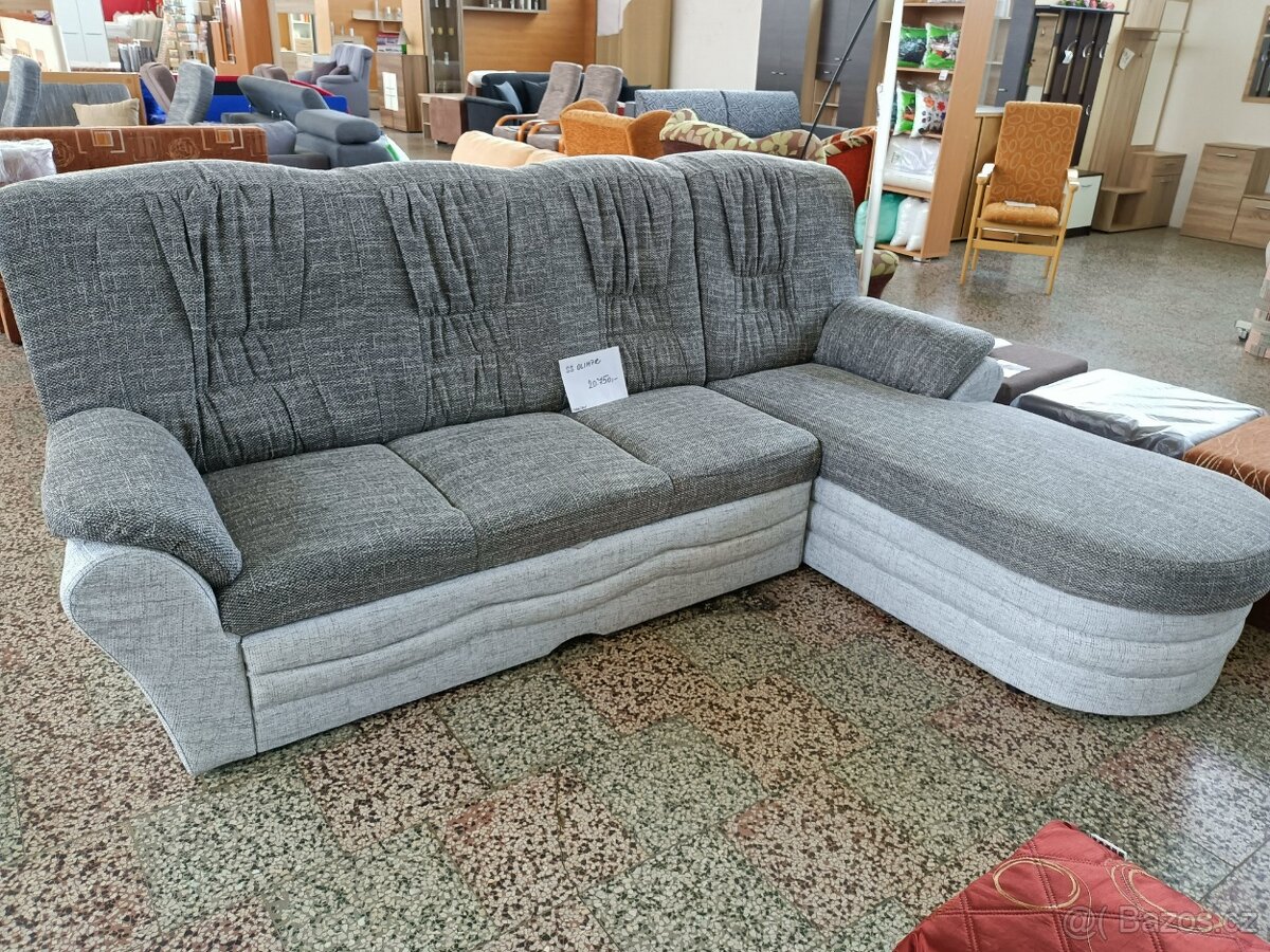 Rohová sedací souprava OLIMPIC - rozkládací - nová. - 3