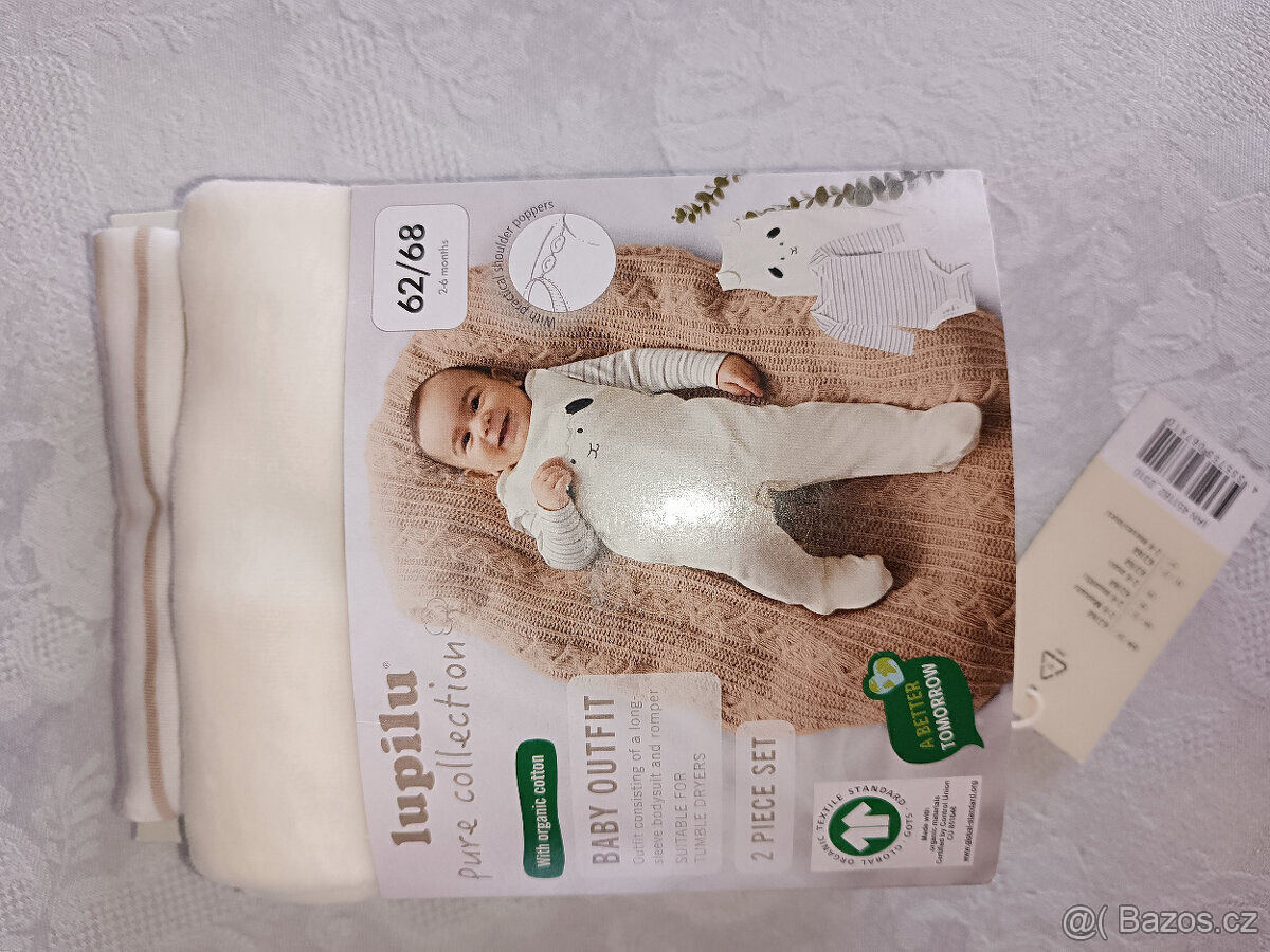 Set dupačky a body dlouhý rukáv 62/68 - 3