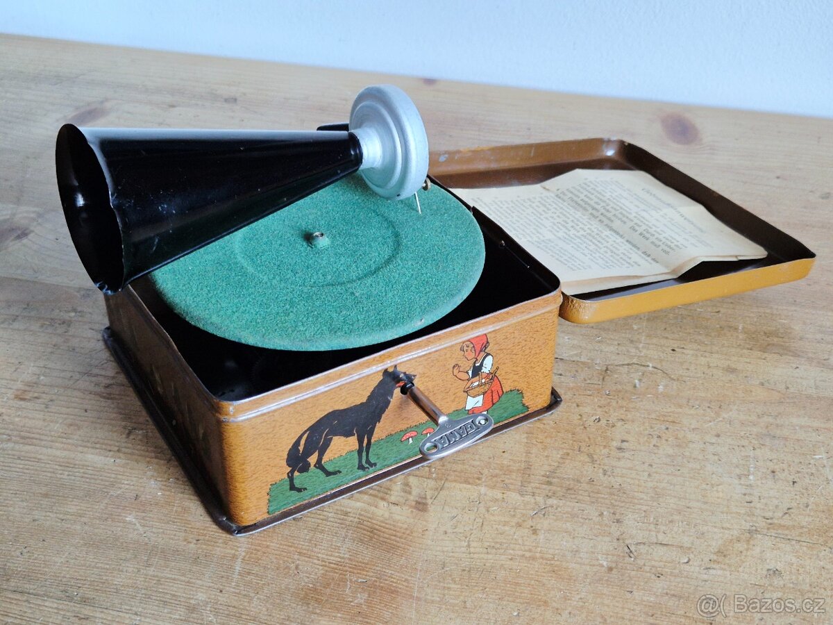 Starožitný gramofon Bing Pingmyphone, 1920-1932, Německo - 3