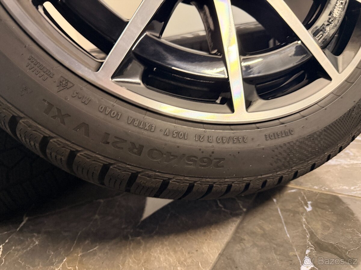 Original alu kola zimní Mercedes Benz EQS & 53 AMG r21 - 3