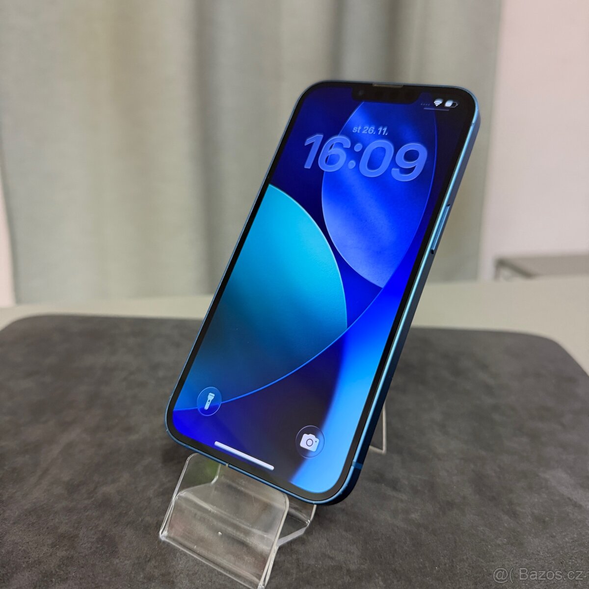 iPhone 13 128GB modrý, pěkný stav, 12 měsíců záruka - 3